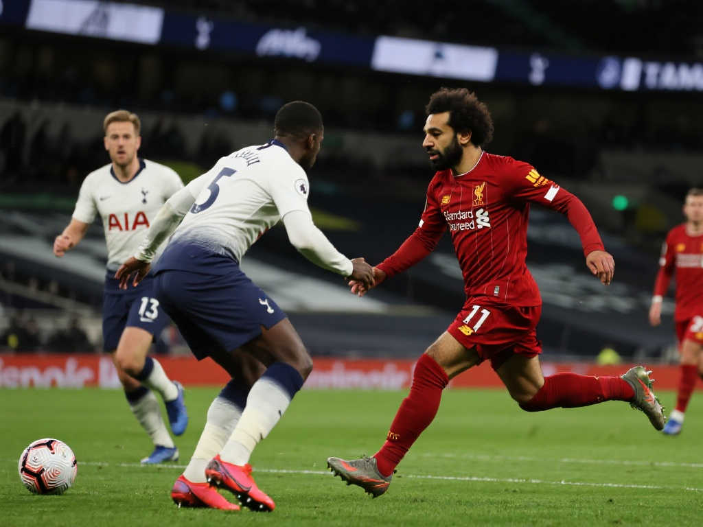 【英超】利物浦5-1大胜热刺，萨拉赫建功提前4轮锁定冠军